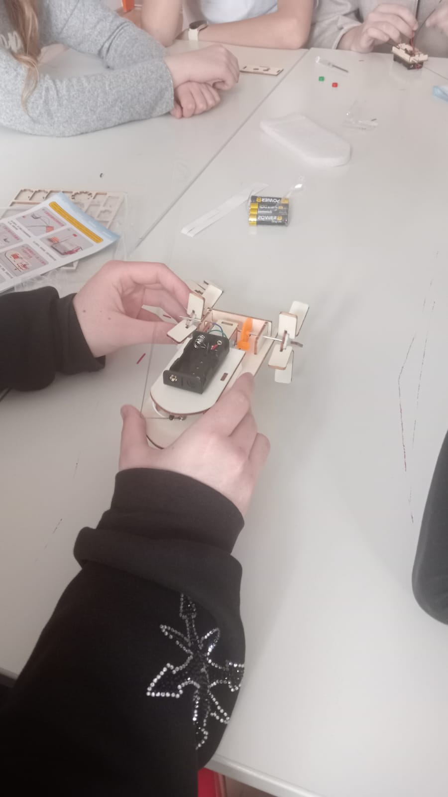 Students exploring water sustainability topics